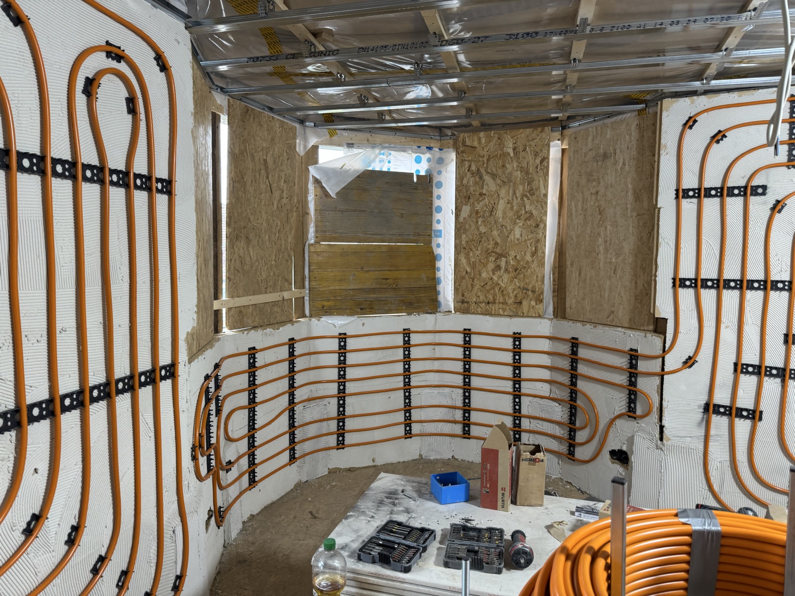 Referenzbild für technische Leitungsführung im Ausbau